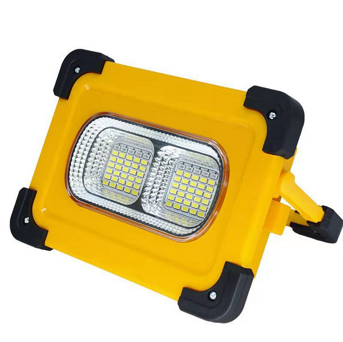 Solar COB LED Work Light Camping Tent Torch Flood Lamp
