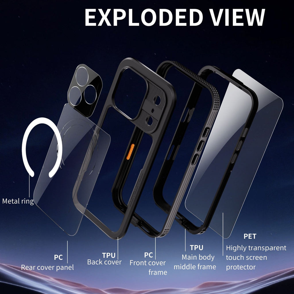 Waterproof Case Magsafe Shockproof Cover For iPhone 17 Pro
