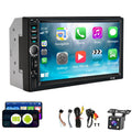 7" Double 2 DIN Bluetooth Head Unit Car Stereo Touch Screen Radio FM/TF/USB/AUX