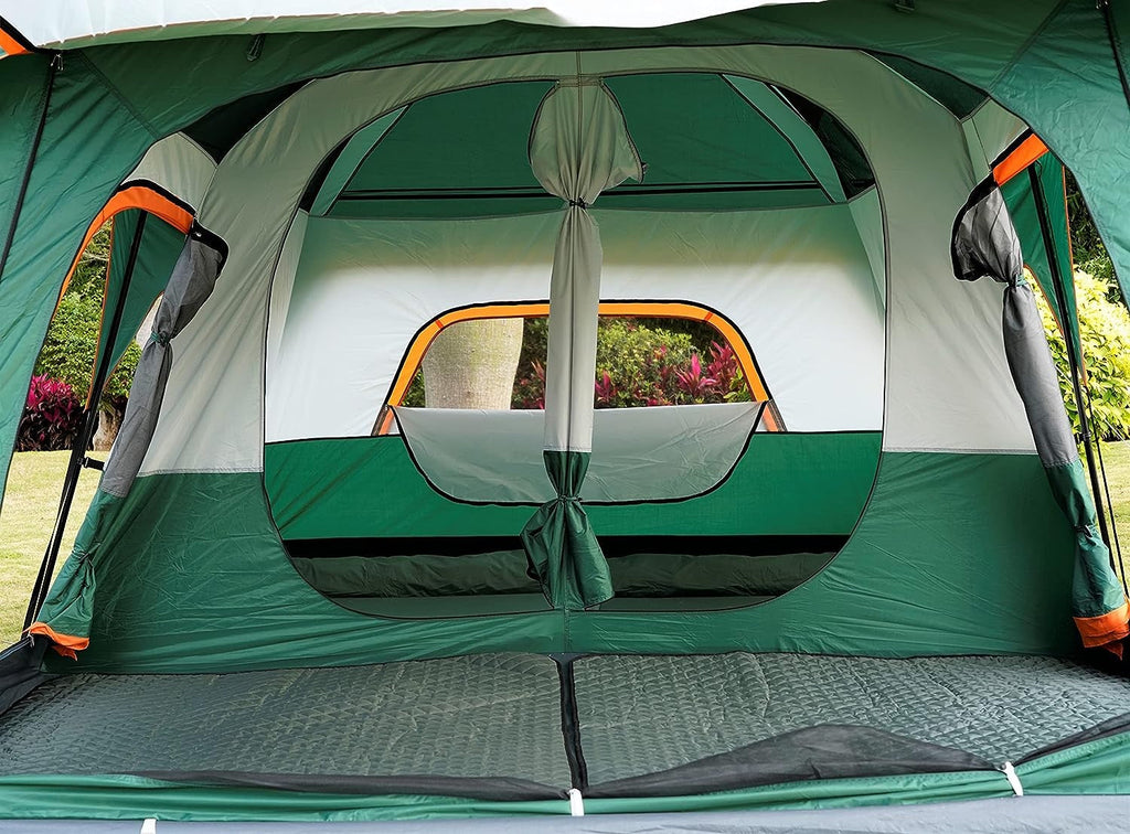 Portable Outdoor Tent for 8-12 Persons with Carrying Bag Ideal for Hiking
