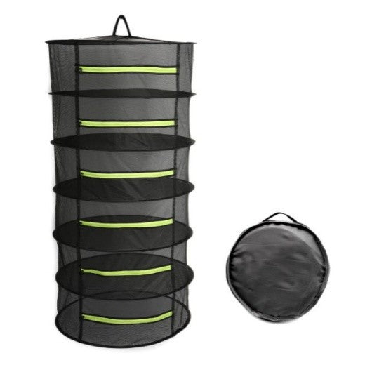 6 Tier Drying NET Large Shelf Hydroponic Hanging Grow Herb Plant Dry Rack