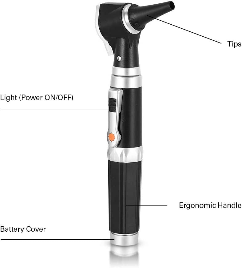 Magnifying Ear Scope with LED Direct Illumination Light