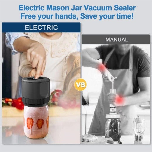 Salelink Electric Mason Jar Vacuum Sealer - Jar Vacuum Sealer for Canning Jars