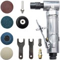 90 Degree Angle Air Die Grinder 1/4" Mini Pneumatic Polishing Carving Discs Set