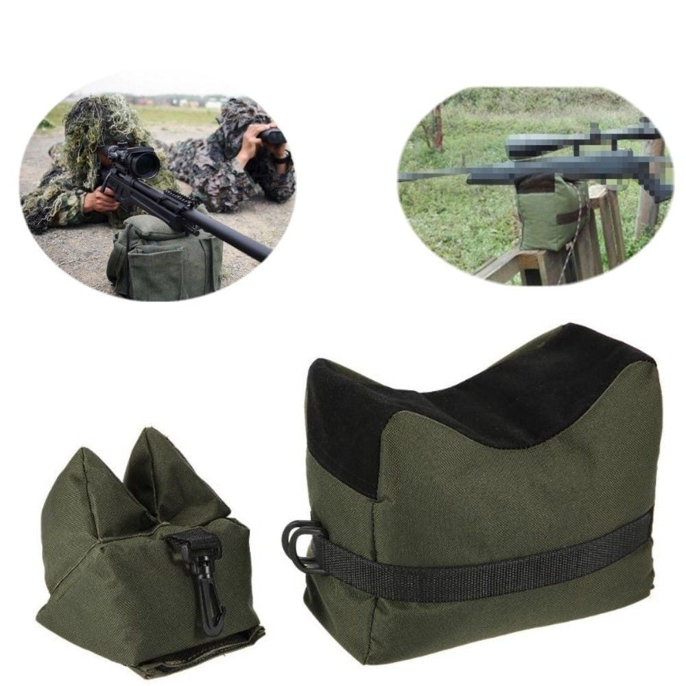 Shooting Range Sand Bag Set Rifle Gun Bench Rest Stand