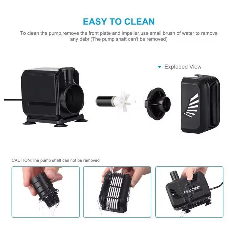 3000L/H Water Pump Fountain Fish Tank Pond Aquarium Pump Submersible
