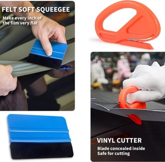 15PCS Film Scrapers Car Vinyl Wrap Window Tint Film Tool Kit