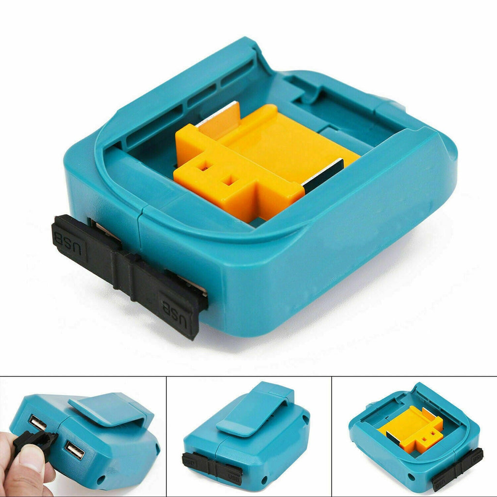 For Makita ADP05 14-18V Power USB Charger Adapter Converter Li-ion Battery