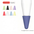 8x Silicone Nib Case Pen Tip Protector Cover For Apple iPad Pencil 1st 2nd