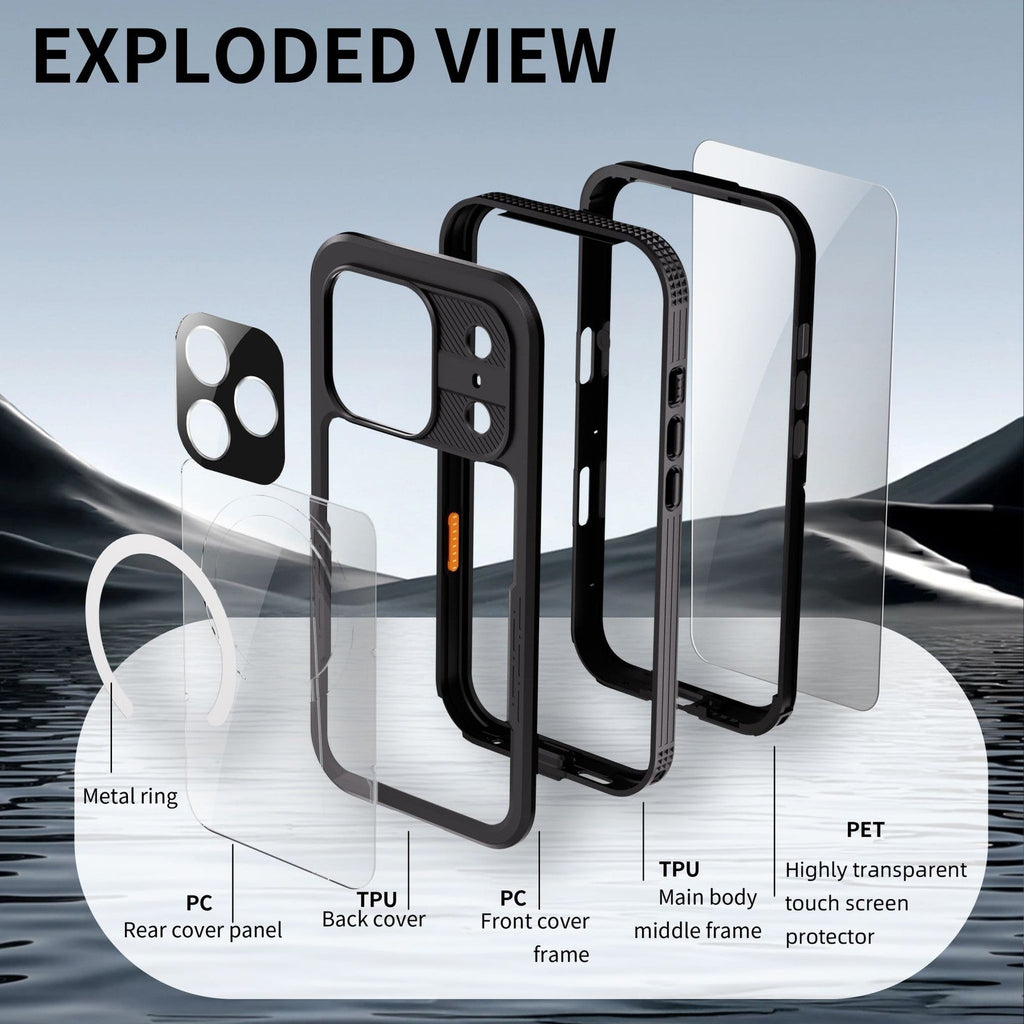 Waterproof Case Magsafe Shockproof Cover For iPhone 17 Pro Max