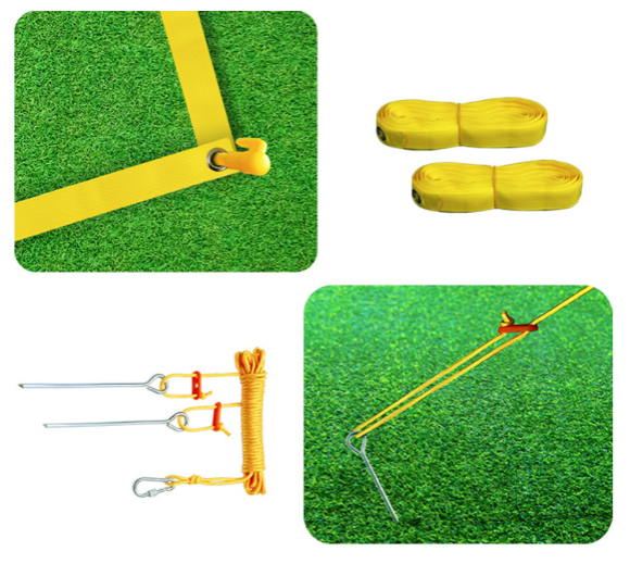 Salelink Outdoor Volleyball Net Set with Adjustable Pole