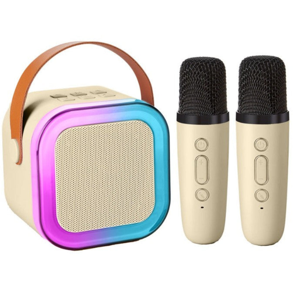 Salelink Karaoke Machine with 2 Microphones Bluetooth Speaker