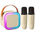 Salelink Karaoke Machine with 2 Microphones Bluetooth Speaker