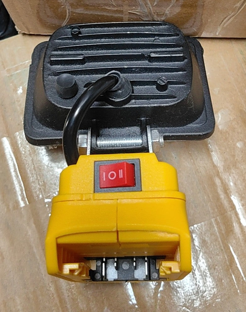 3 Inch LED Flood Work Light Tool Torch Lamp Fit DeWalt 18V 20V Lithium Battery