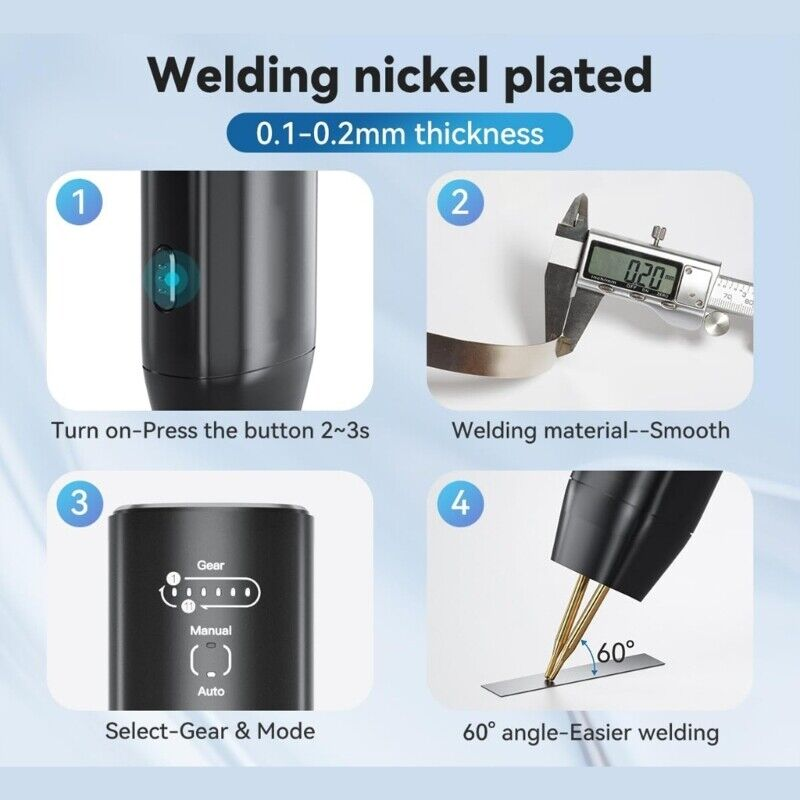 Portable Mini Handheld Spot Welder Machine DIY Welding Tools