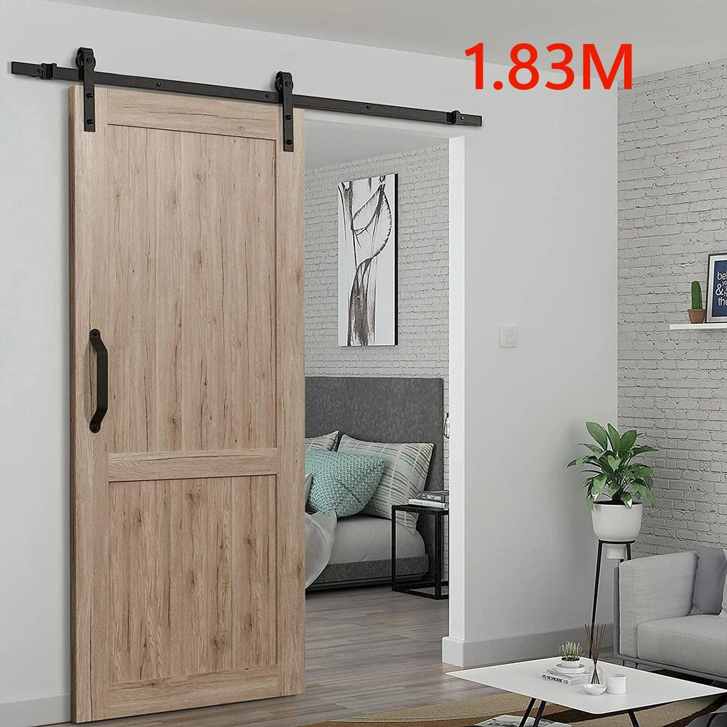 1.83M Sliding Barn Door Hardware Kit