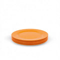 Henni & Friends 25CM Melamine Plates (Set of 6 Orange)