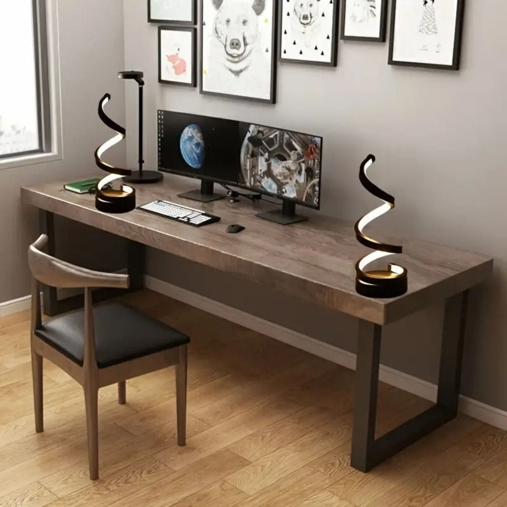 Modern Spiral LED Table Lamp Dimmable Bedside Nightstand Light