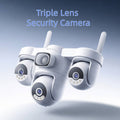 Solar 4G Security Camera 3 Lens Outdoor AOV Waterpoof