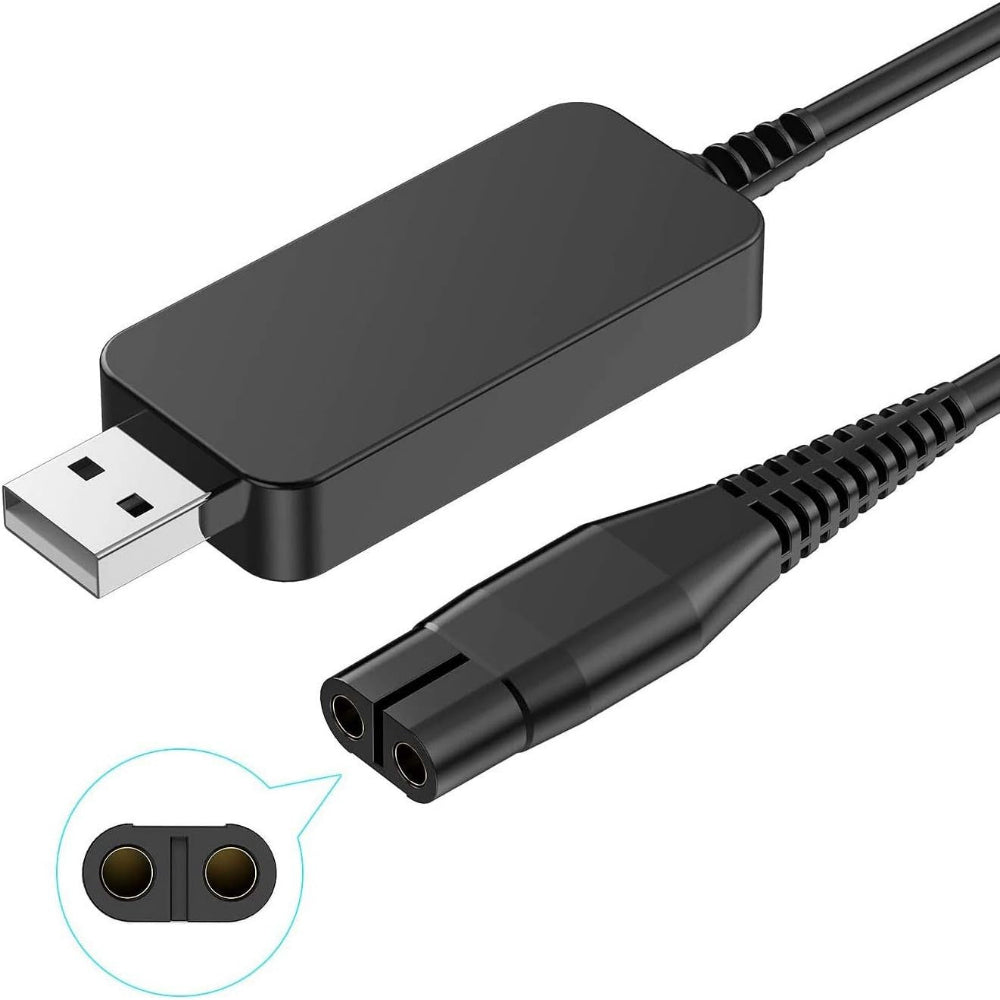 4.3V USB Shaver Charger Cable for Philips Shaver Electric Razor