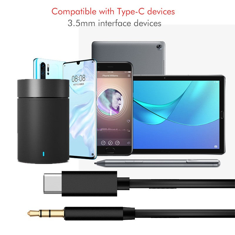 Type C to 3.5mm Male Audio AUX Cable Adapter