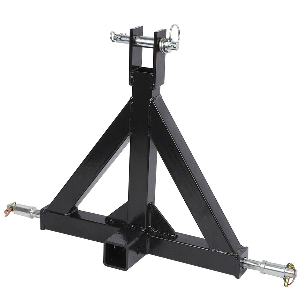 Heavy Duty 3Point 2 Receiver Trailer Towing Hitch Cat.1 Tractor Tow Hook Drawbar