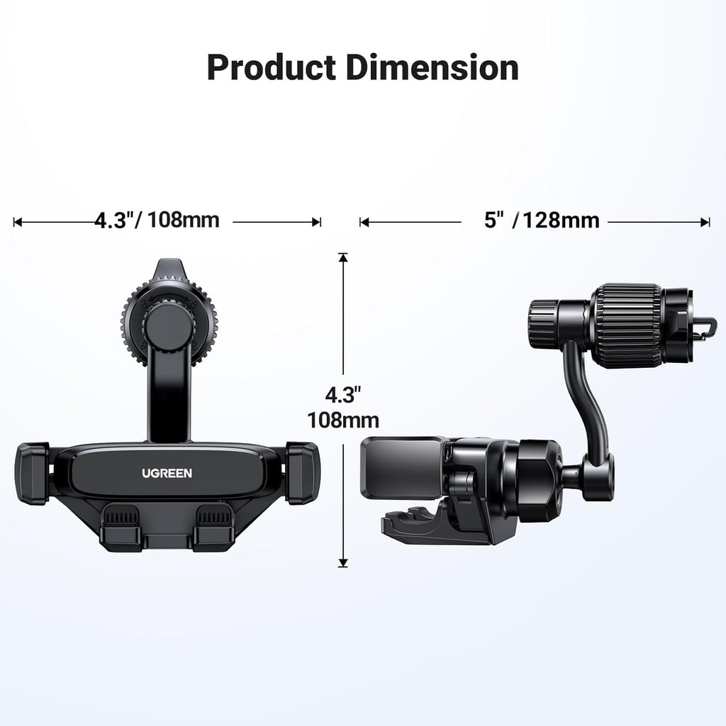 Car Phone Holder Vent Mount for iPhone Samsung 4.7-7.2" Smartphone