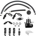 Universal Adjustable EFI Fuel Pressure Regulator Kit Fuel Line Hose Fitting