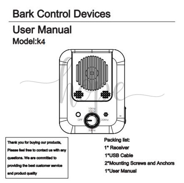 Outdoor Anti Bark Device Ultrasonic Dog Barking Control Stop Repeller Trainer