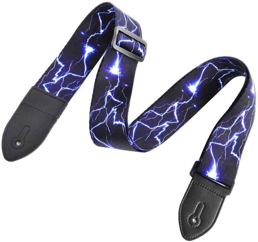 Electric Guitar Strap Adjustable Leather Belt Acoustic Electric Bass AU