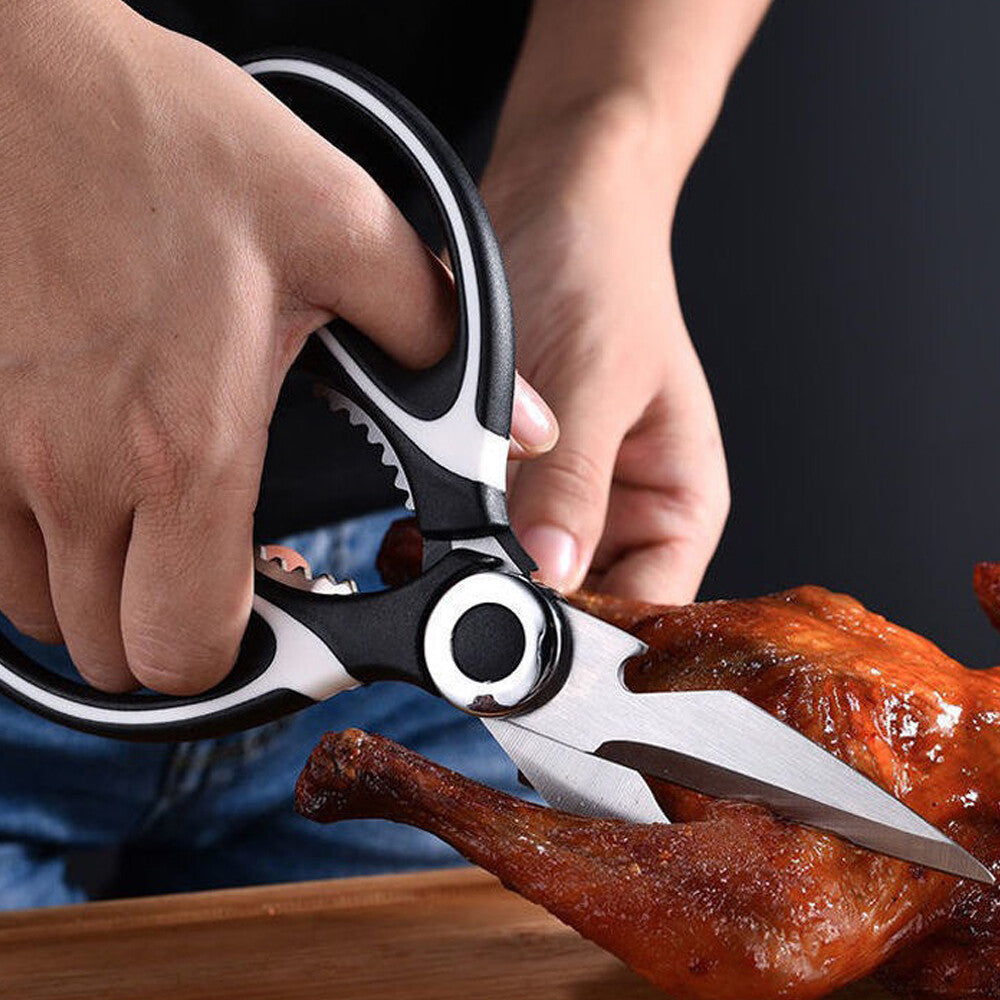 Kitchen Scissors Heavy Duty Super Sharp Stainless Steel Multi Purpose Meat Nuts