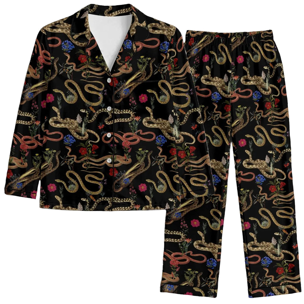 Snake and Flower Womens Pyjamas