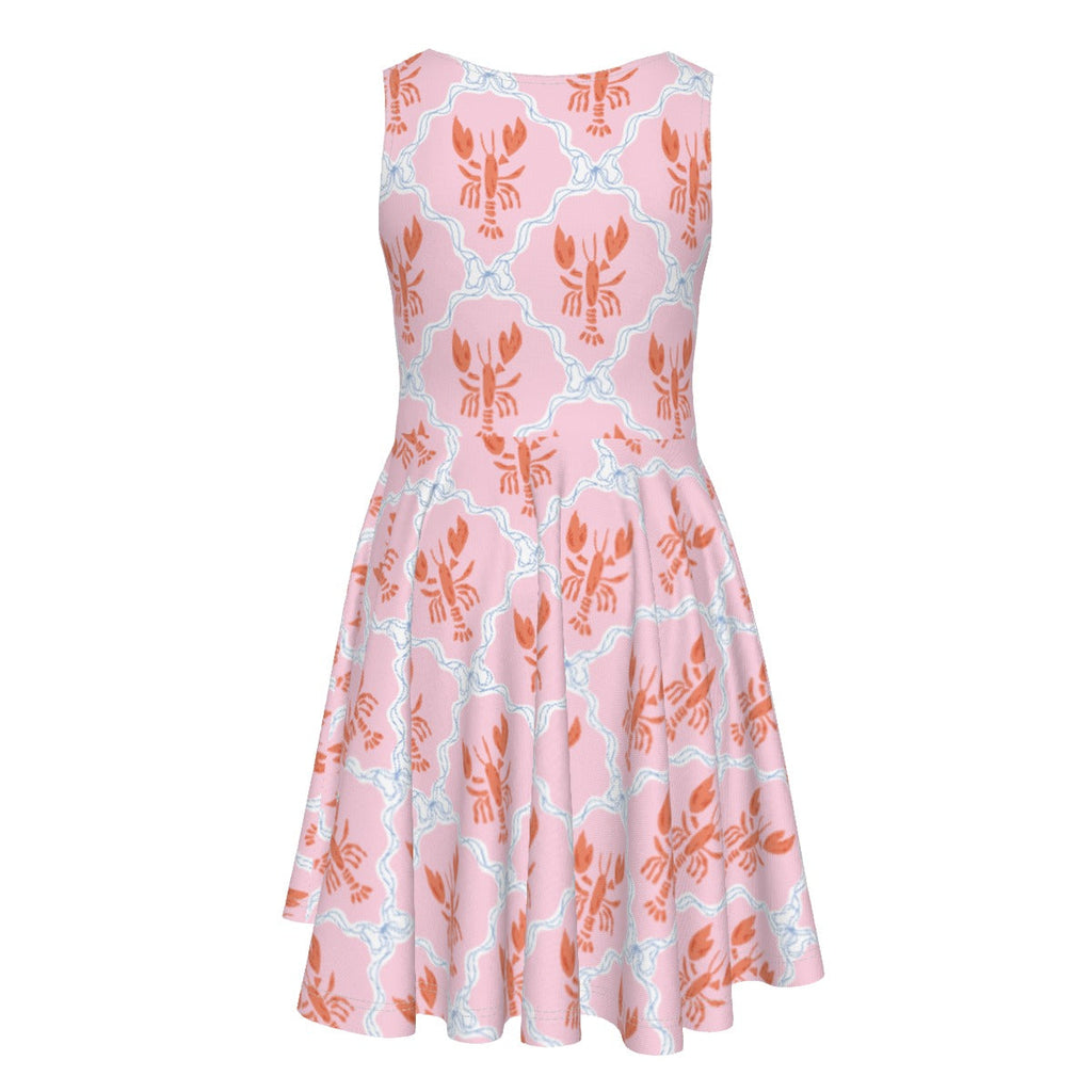 Pink Lobster Sun Dress