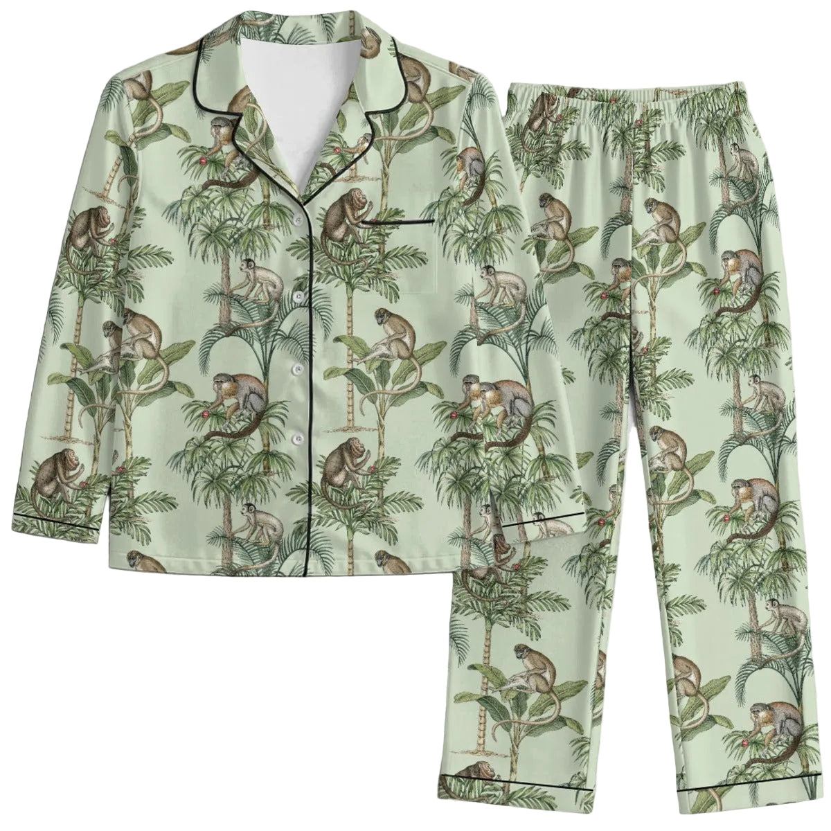 Green Monkey Womens Pyjamas