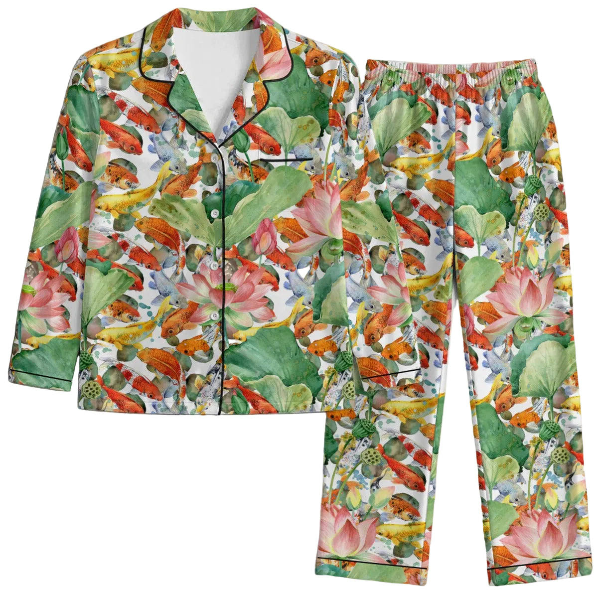Koi Pond Womens Pyjamas