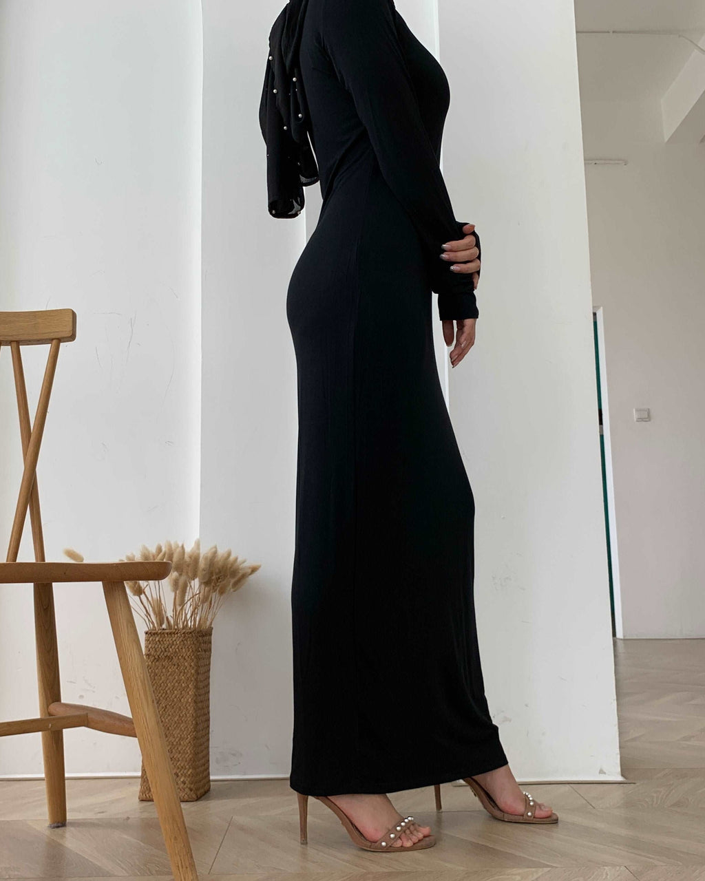 Black Slip Dress