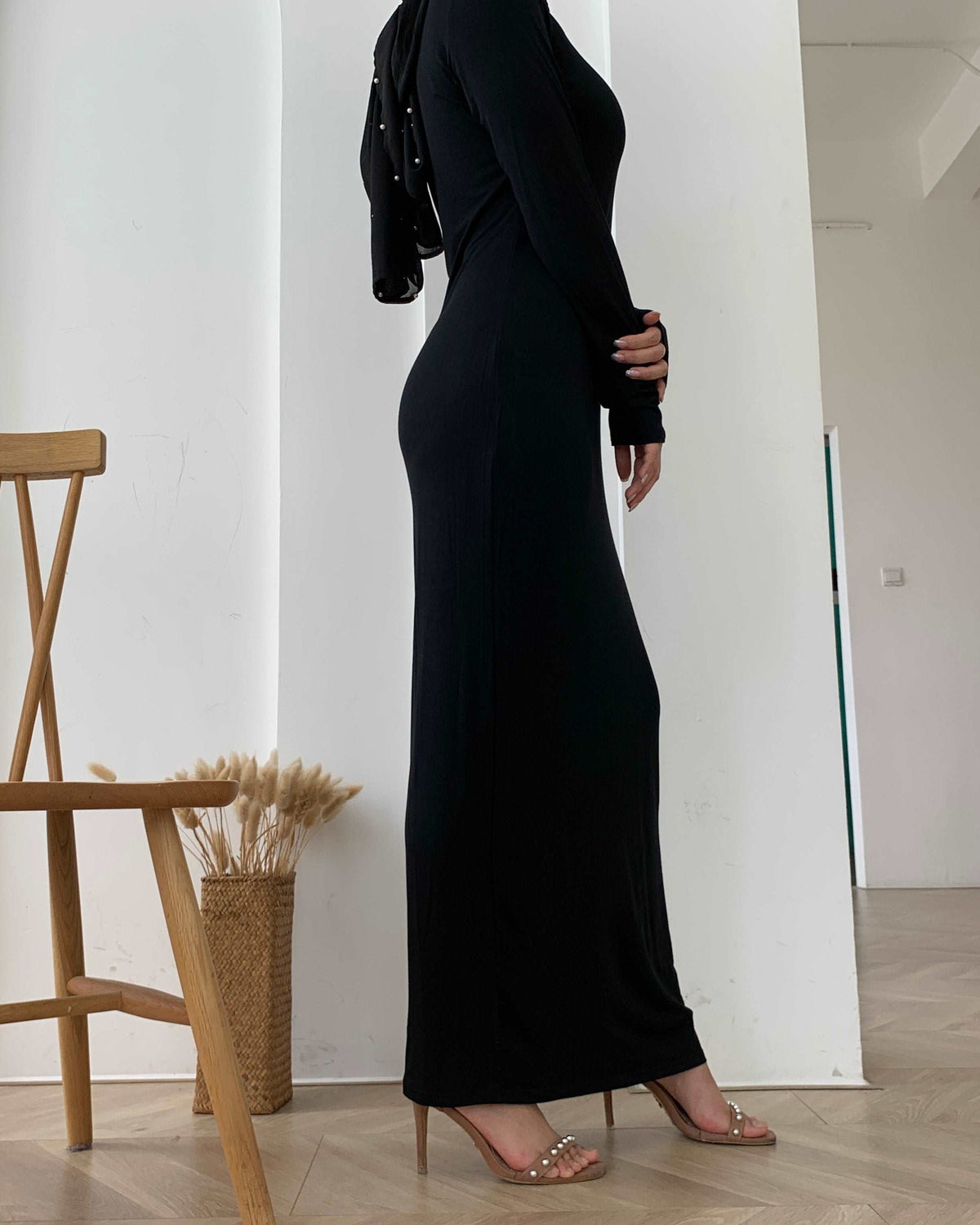 Black Slip Dress