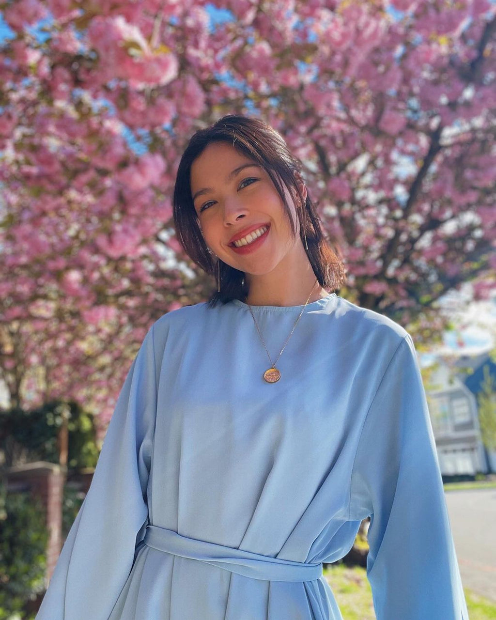 Khatijah Abaya - Sky Blue