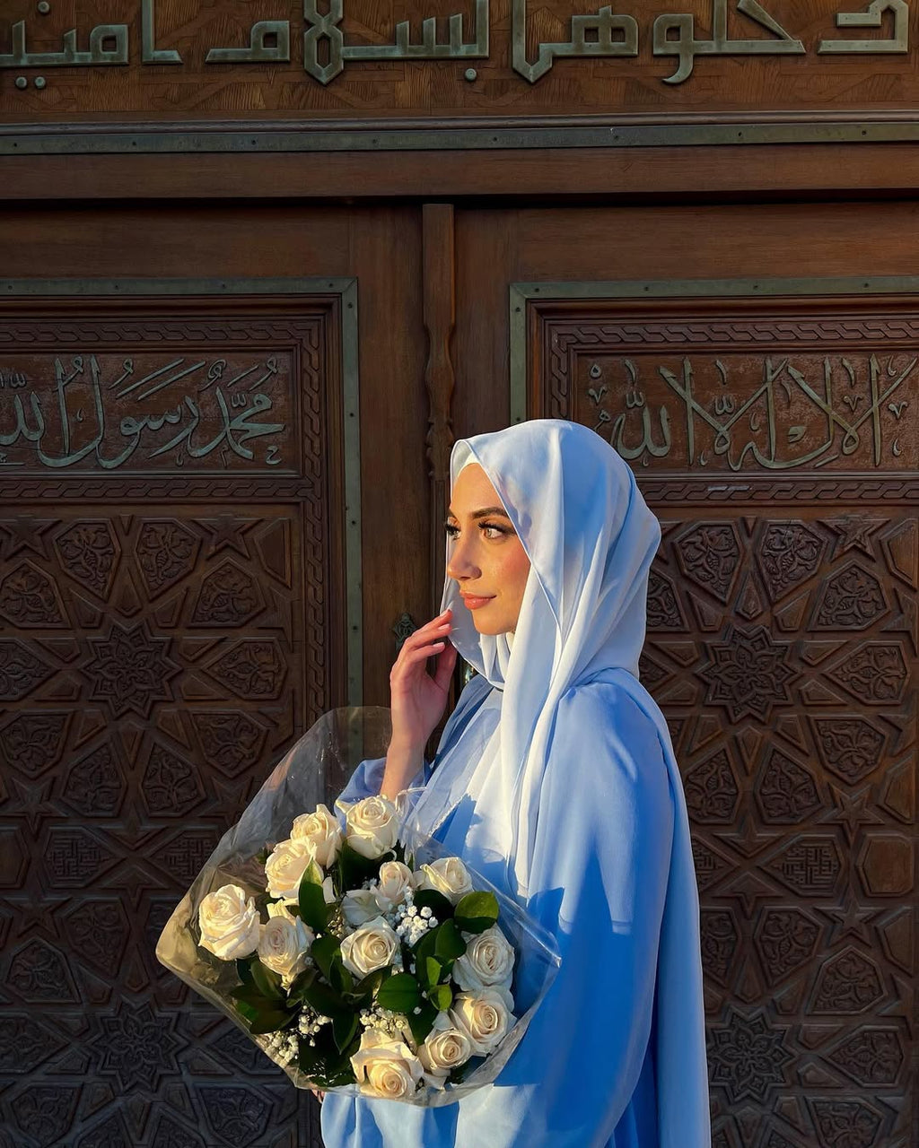 Khatijah Abaya - Sky Blue