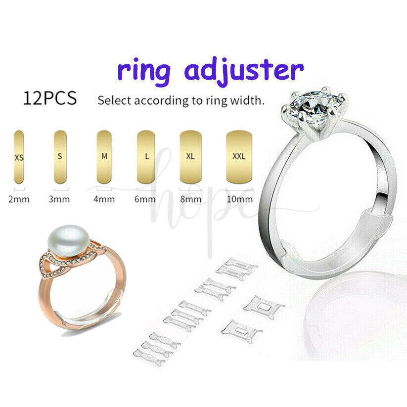 Ring Sizer Adjuster for Women/Men Measurement Tool Finger Sizes in AU UK US CA