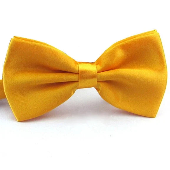 Mens Silk Tuxedo Formal Bow Tie Satin Wedding Party Pre Tied Bowtie Necktie Ties