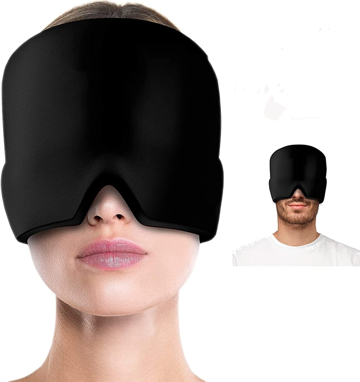 180° Reusable Cooling Cap Gel Ice Cap Cooling Head Wrap