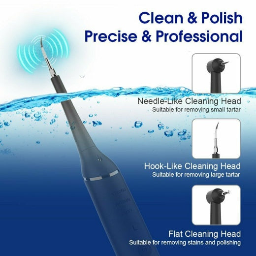 Electric Dental Calculus Remover Tartar Scaler Scraper Tooth Cleaner New