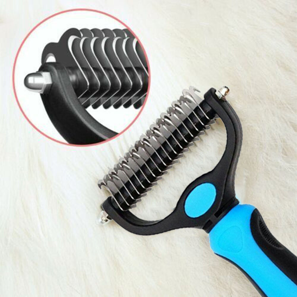 Dog Pet Cat Grooming Comb Brush Undercoat Rake Dematting Deshedding