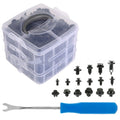 625PCS Car Trim Body Clips Kit Rivets Retainer Door Panel Bumper Plastic Fastener