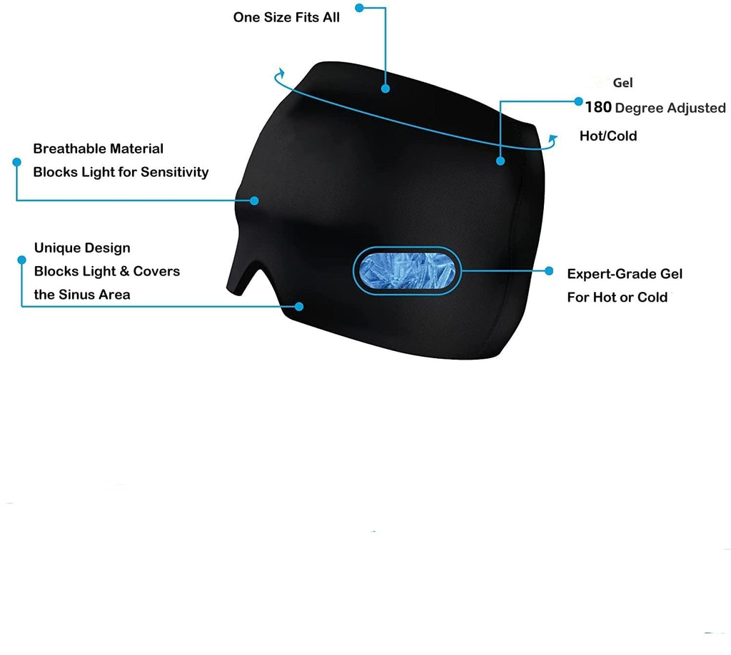 180° Reusable Cooling Cap Gel Ice Cap Cooling Head Wrap