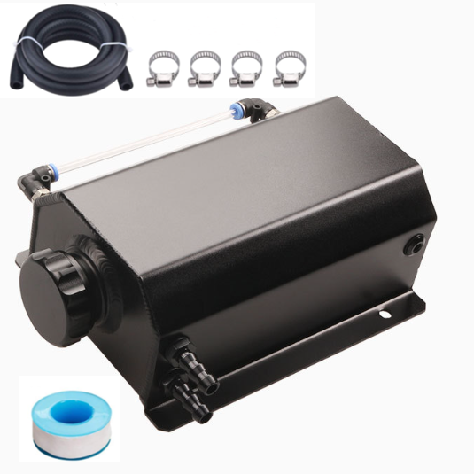 Coolant Overflow Tank 2L Aluminum Universal Radiator Overflow Tank