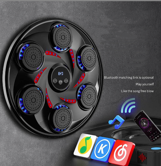 Electronic Music Boxing Wall Target Smart Combat Training Machine Bluetooth NEW