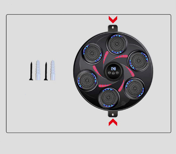 Electronic Music Boxing Wall Target Smart Combat Training Machine Bluetooth NEW