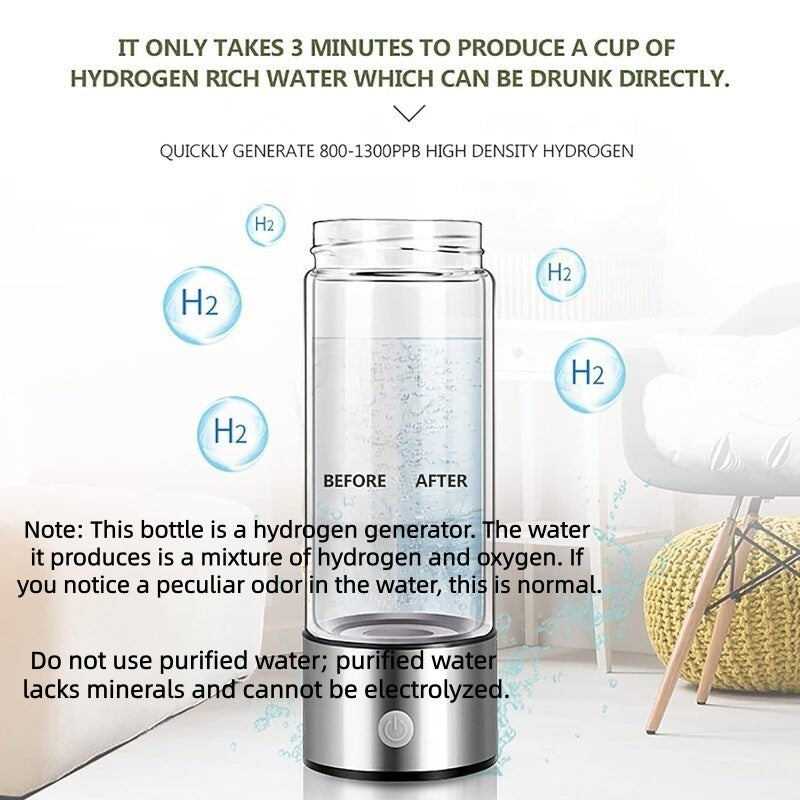 Hydrogen Water Generator Bottle
